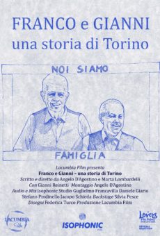 Franco e Gianni – una storia di Torino Poster Franco e Gianni Una storia di Torino Film Documentario Prima Unione Civile Locandina